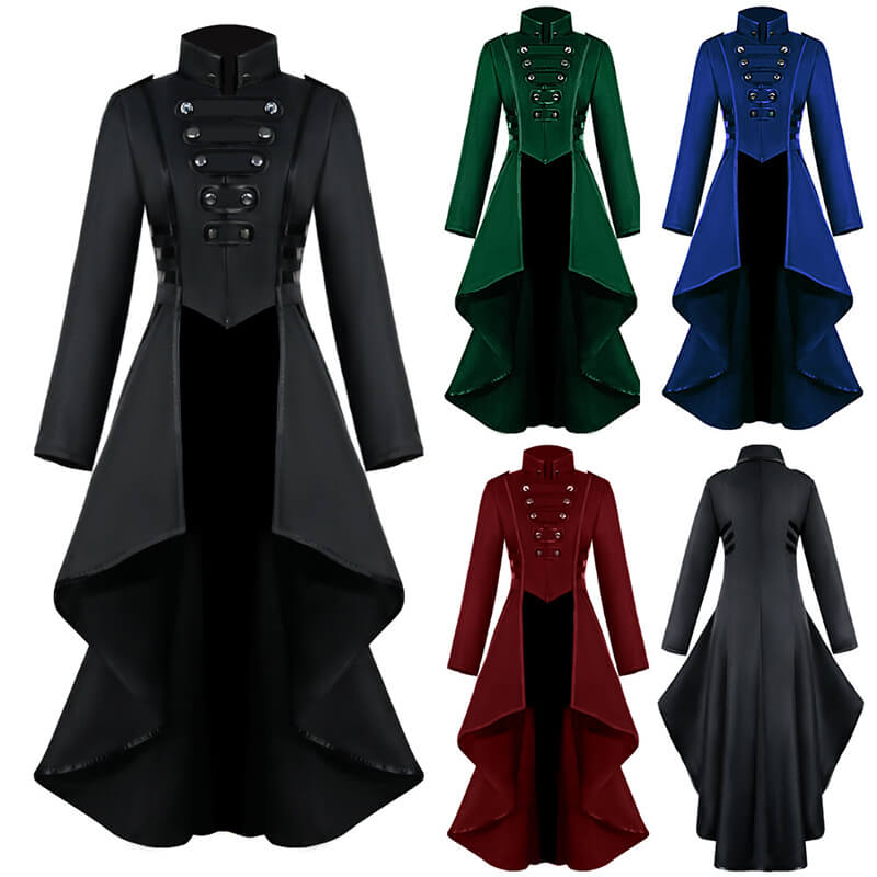 Vintage Medieval Women Tailcoat Halloween Costume – GTHIC