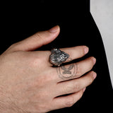 Vintage Monkey King Sun Wukong Stainless Steel Ring