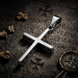 Vintage Multi-Cross Stainless Steel Religious Pendant