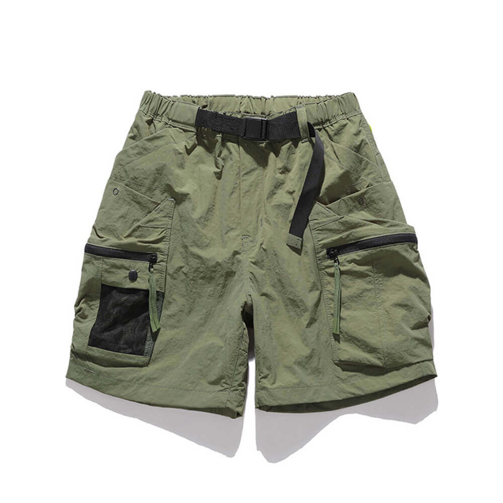 Vintage Multi-Pocket Loose Casual Cargo Shorts 01 | Gthic.com