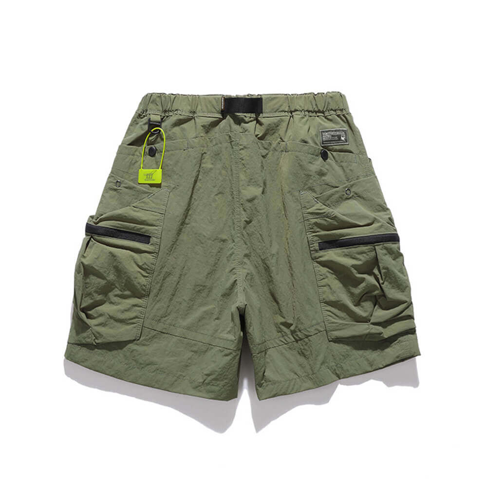 Vintage Multi-Pocket Loose Casual Cargo Shorts