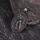 Vintage Native Indian Stainless Steel Amulet Pendant