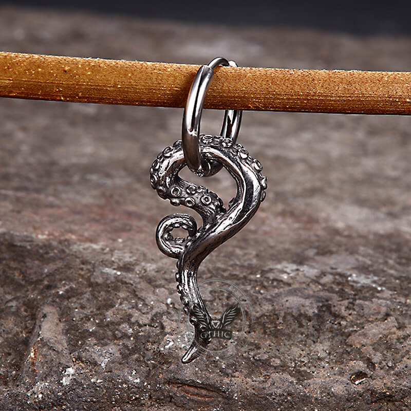 Ear Cuffs de Acero Inoxidable Tentáculos de Pulpo