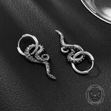 Ear Cuffs de Acero Inoxidable Tentáculos de Pulpo