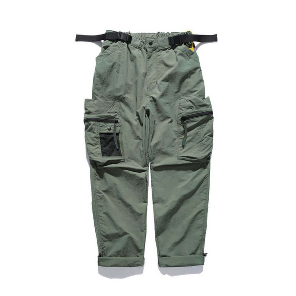 Vintage Outdoor Multi-Pocket Loose Paratrooper Pants | Gthic.com
