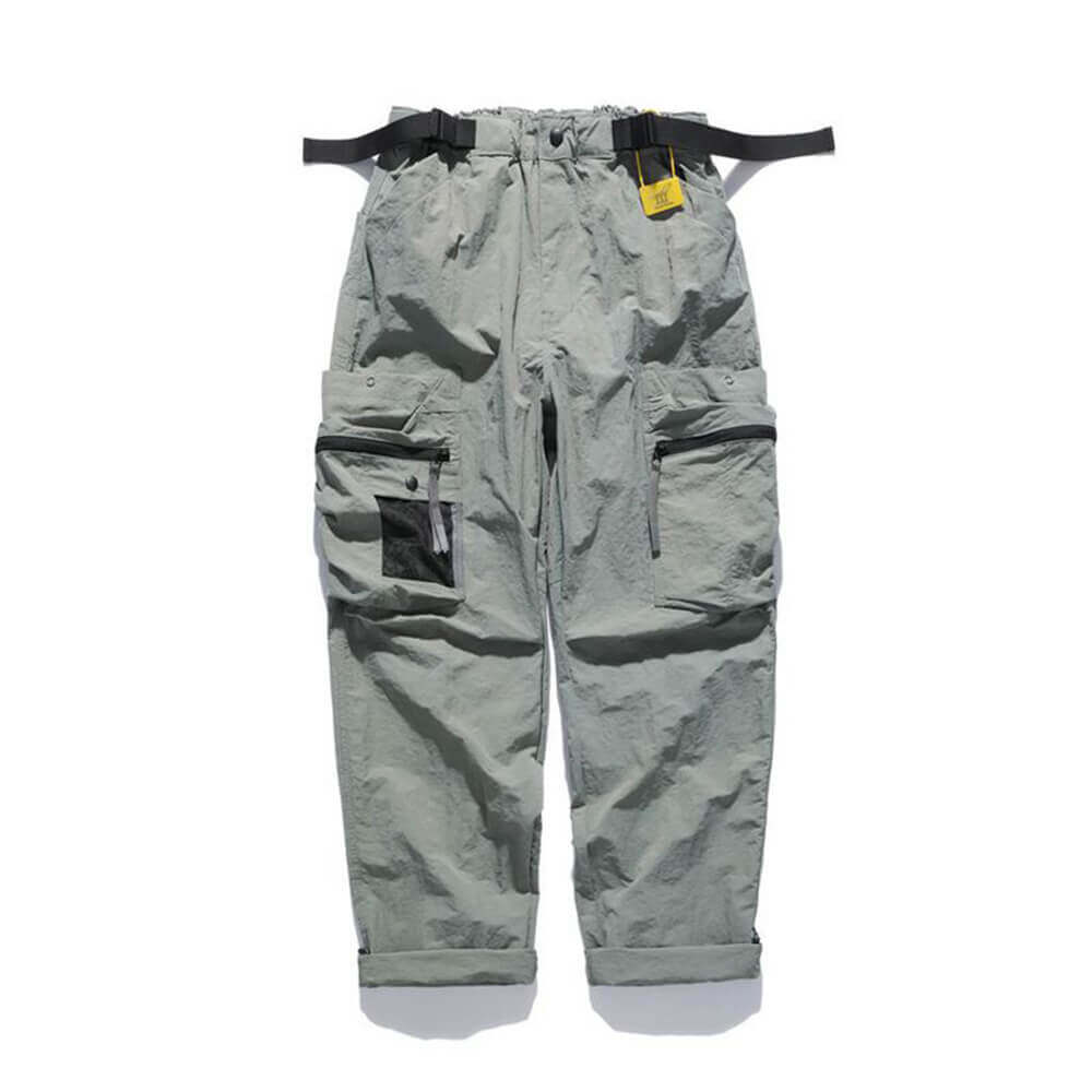 Vintage Outdoor Multi-Pocket Loose Paratrooper Pants | Gthic.com