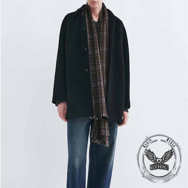 Vintage Plaid Warm Versatile Shawl Scarf