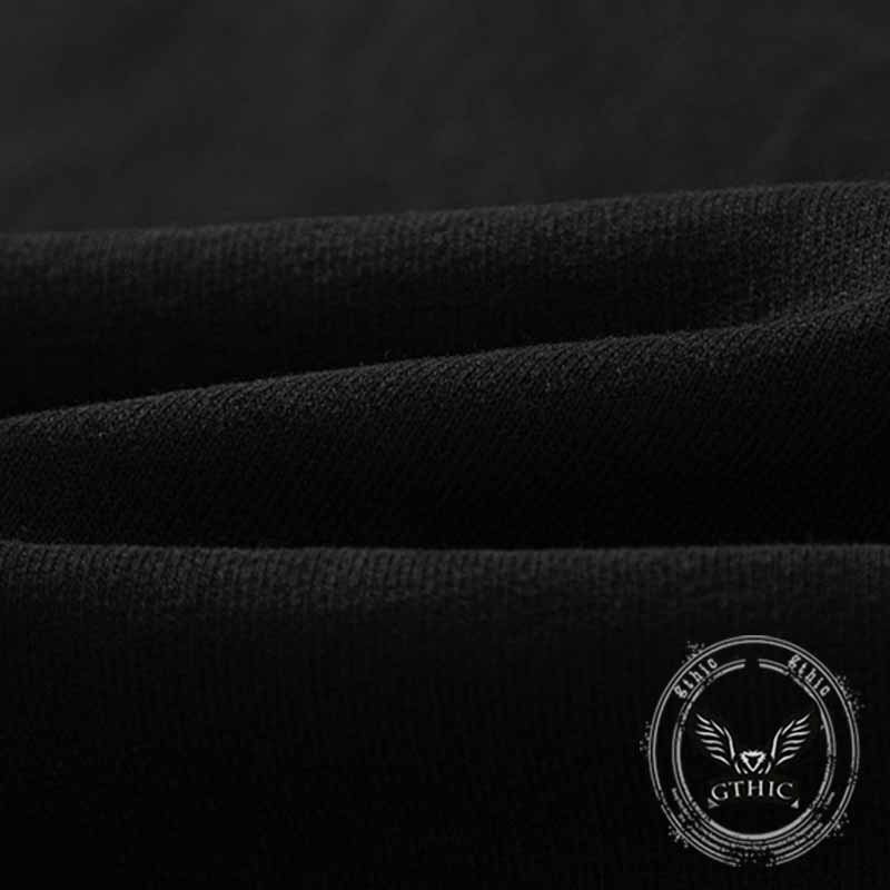 Vintage Rock Singer Character Print Ripped T-shirt