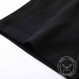 Vintage Rock Singer Character Print Ripped T-shirt