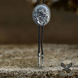 Vintage Rose Rabbit Mushroom Alloy Cowboy Bolo Tie