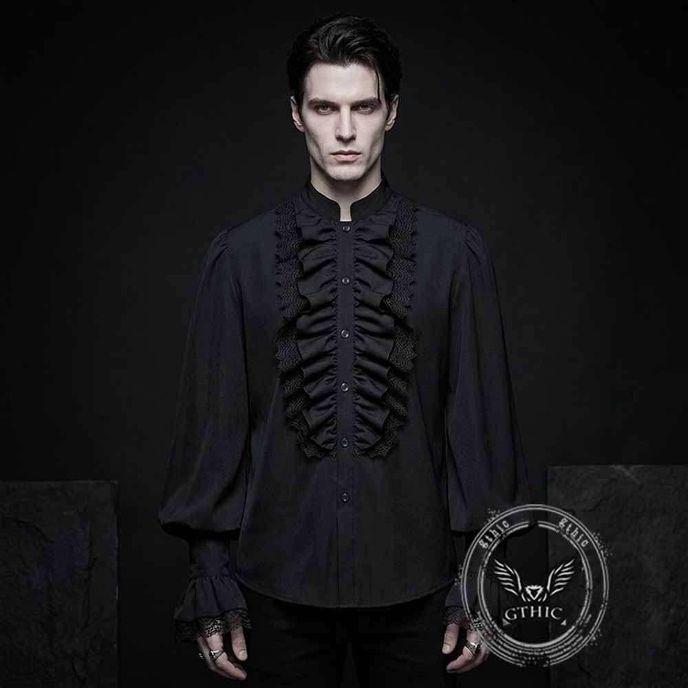 Vintage Ruffled Pirate Cosplay Steampunk Shirt | Gthic.com
