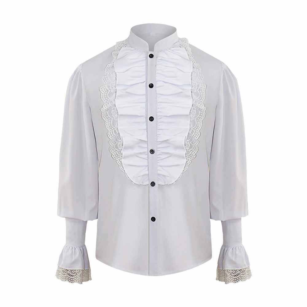 Vintage Ruffled Pirate Cosplay Steampunk Shirt