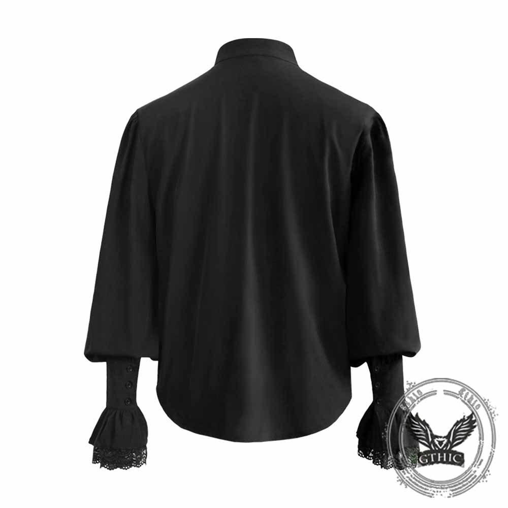 Vintage Ruffled Pirate Cosplay Steampunk Shirt