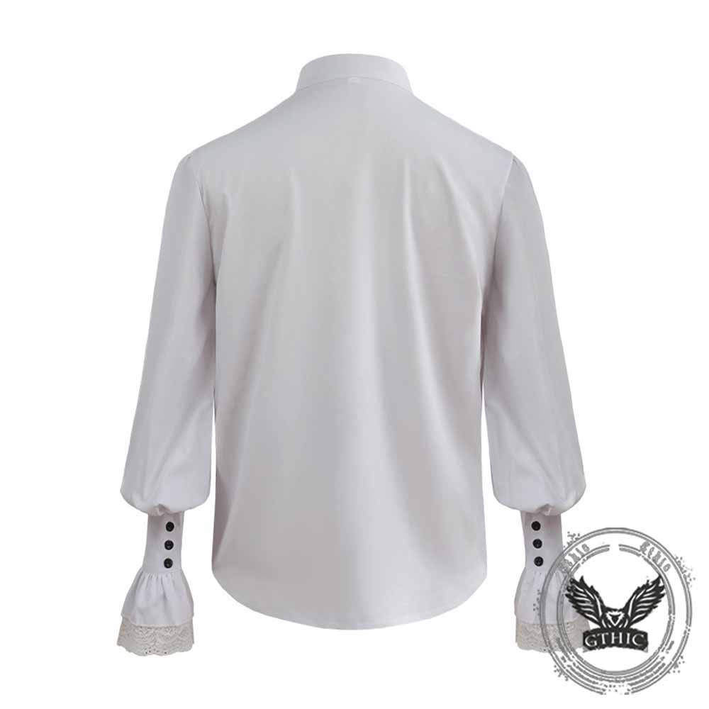 Vintage Ruffled Pirate Cosplay Steampunk Shirt