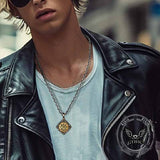 Vintage Rune Totem Sterling Silver Viking Pendant 02 | Gthic.com