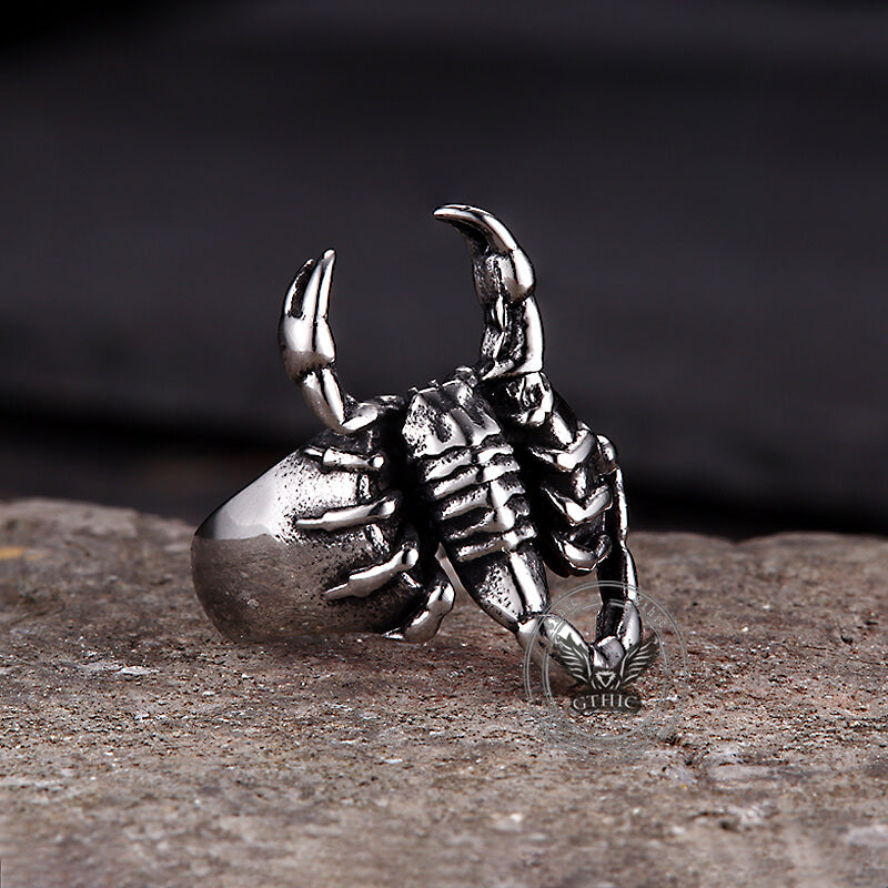 Vintage Scorpion Stainless Steel Animal Ring