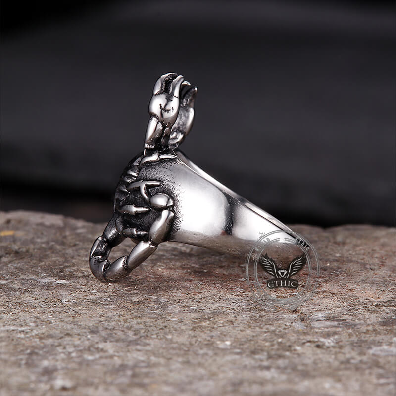 Vintage Scorpion Stainless Steel Animal Ring
