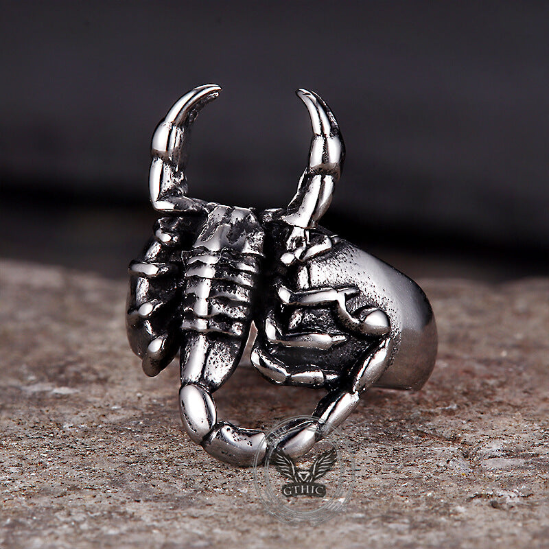Vintage Scorpion Stainless Steel Animal Ring