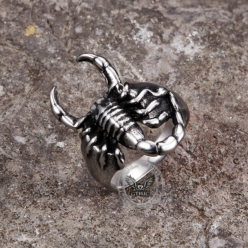 Vintage Scorpion Stainless Steel Animal Ring