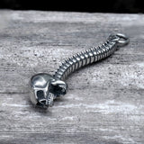 Vintage Skeleton Stainless Steel Pendant | Gthic.com