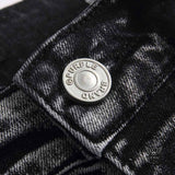 Vintage Slim Fit Flare Cotton Cargo Denim Jeans