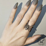 Vintage Spider Stainless Steel Ring | Gthic.com