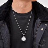 Vintage St. Benedict Cross Stainless Steel Pendant | Gthic.com