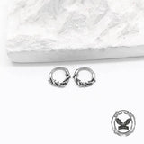 Vintage Thorn Wrapped Stainless Steel Nose Ring