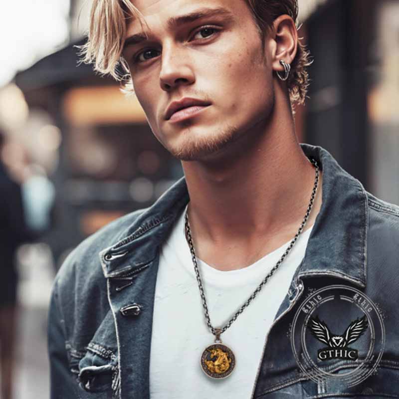 Vintage Unicorn Sterling Silver Animal Pendant | Gthic.com