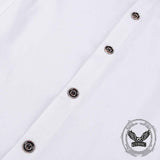 Vintage Victorian Ruffled Medieval Linen Shirt