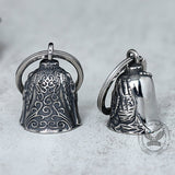 Vintage Virgin Mary Guardian Bell Stainless Steel Keychain