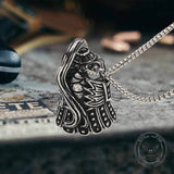 Vintage Warrior Helmet Stainless Steel Pendant
