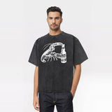 Vintage Washed Beer-drinking Lobster T-shirt | Gthic.com