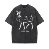 Vintage Washed Dill Doe Short Sleeve T-shirt | Gthic.com