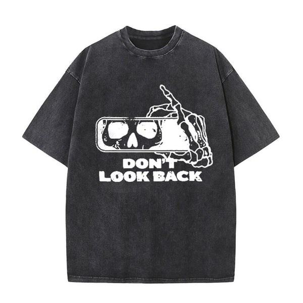 Vintage Washed Don’t Look Back T-shirt | Gthic.com