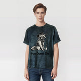 Vintage Washed Even Cowboys Cry Short Sleeve T-shirt | Gthic.com