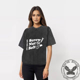 Vintage Washed I Screw I Nut I Bolt T-shirt | Gthic.com