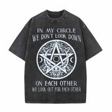 Vintage Washed Look Out for Each Other T-shirt | Gthic.com