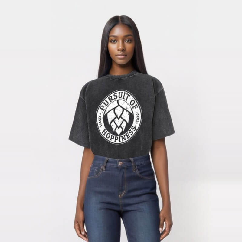 Vintage Washed Pursuit Of Hoppiness T-shirt | Gthic.com