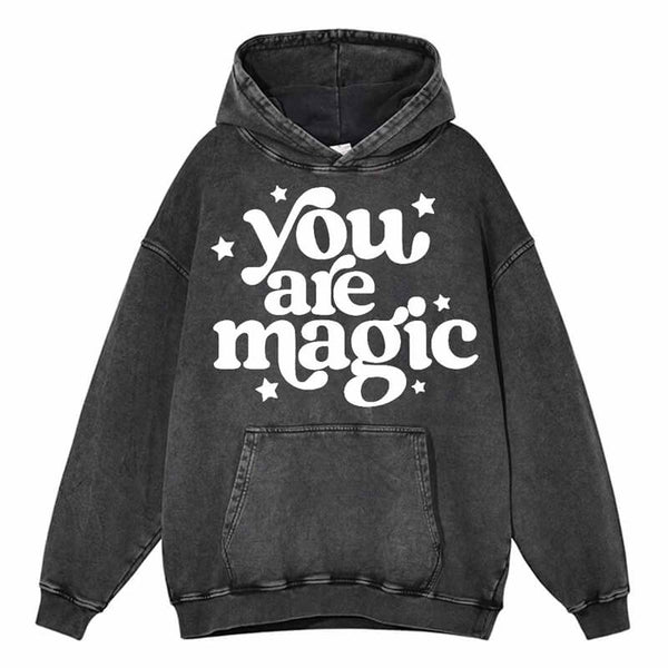 Vintage Washed You Are Magic Hoodie | Gthic.com