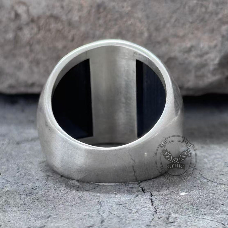 Vintage Wendigo Skeleton Sterling Silver Ring