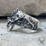 1936 Hobo Nickels Liberty Sterling zilveren Skull Ring