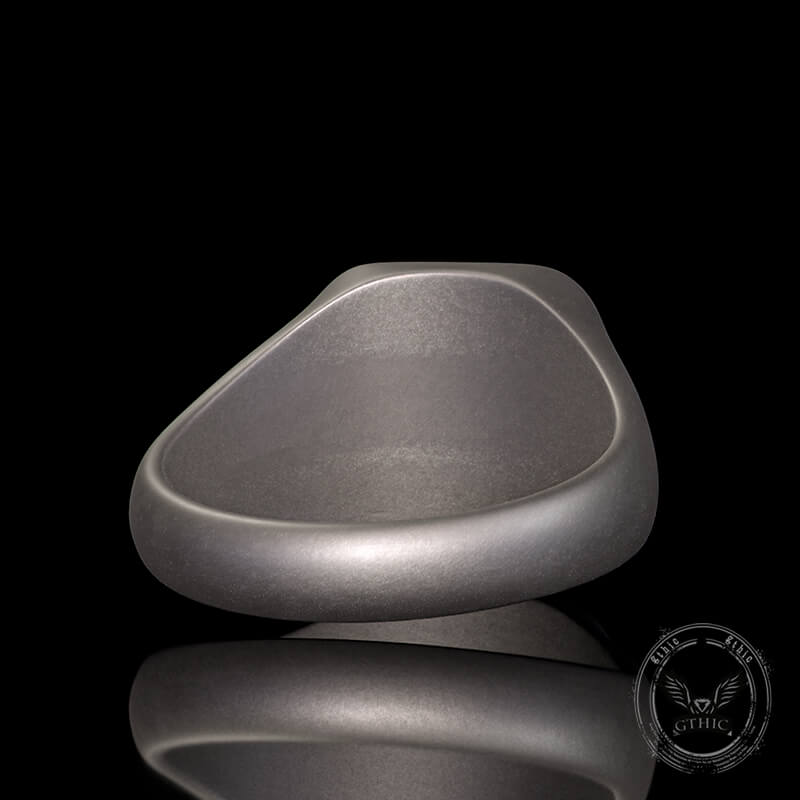 Vintage Western Texas Signet Sterling Silver Ring