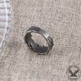Vintage Wheat Ear Stainless Steel Ring | Gthic.com