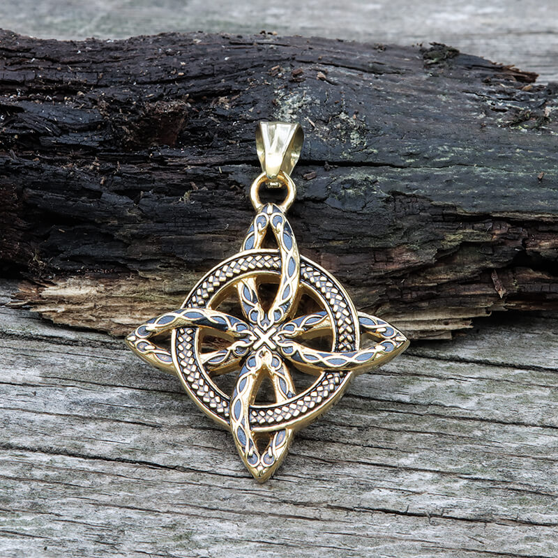 Vintage Witch’s Knot Stainless Steel Pendant | Gthic.com