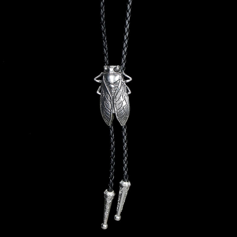 Vintage Wolf Head Alloy Animal Bolo Tie | Gthic.com