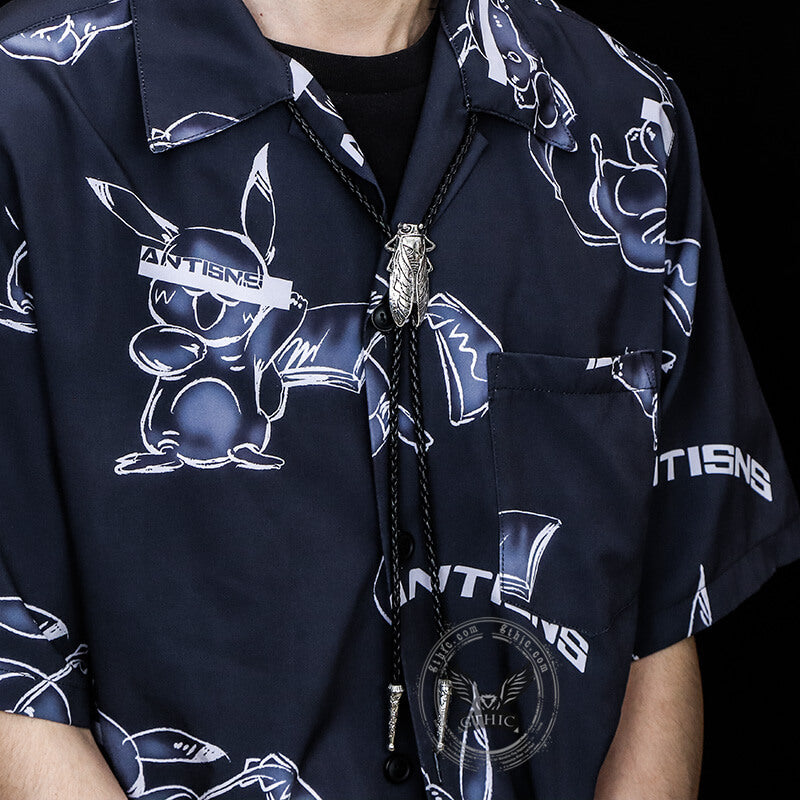 Vintage Wolf Head Alloy Animal Bolo Tie