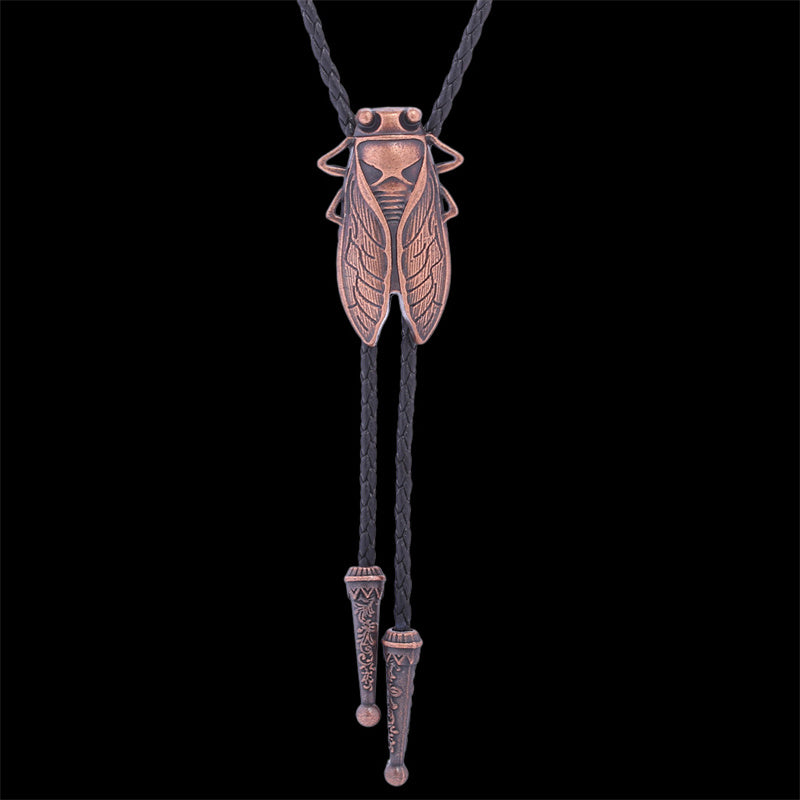 Vintage Wolf Head Alloy Animal Bolo Tie | Gthic.com