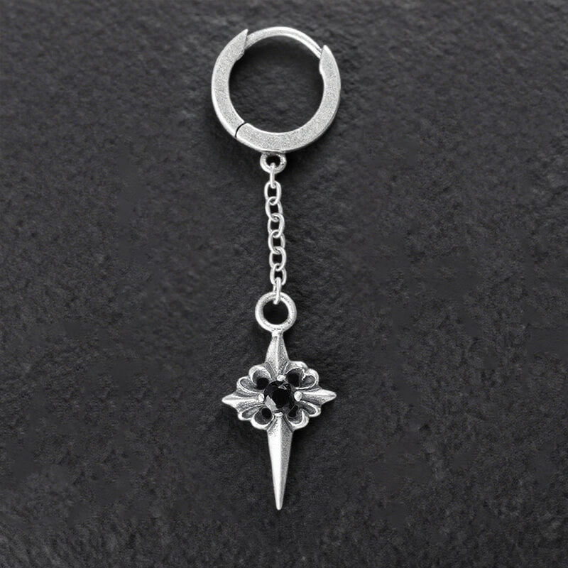 Vintage Zircon Polaris Sterling Silver Earrings