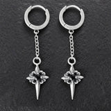 Vintage Zircon Polaris Sterling Silver Earrings